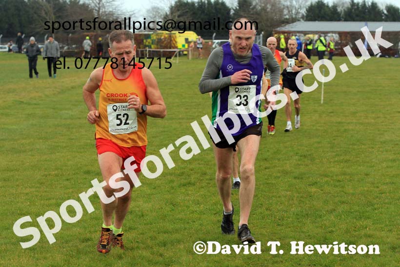 Mens 35 to 64 2023 NEMAA Cross Country, Croft Circuit, North Yorkshire. Photo: David T. Hewitson/Sports for All Pics